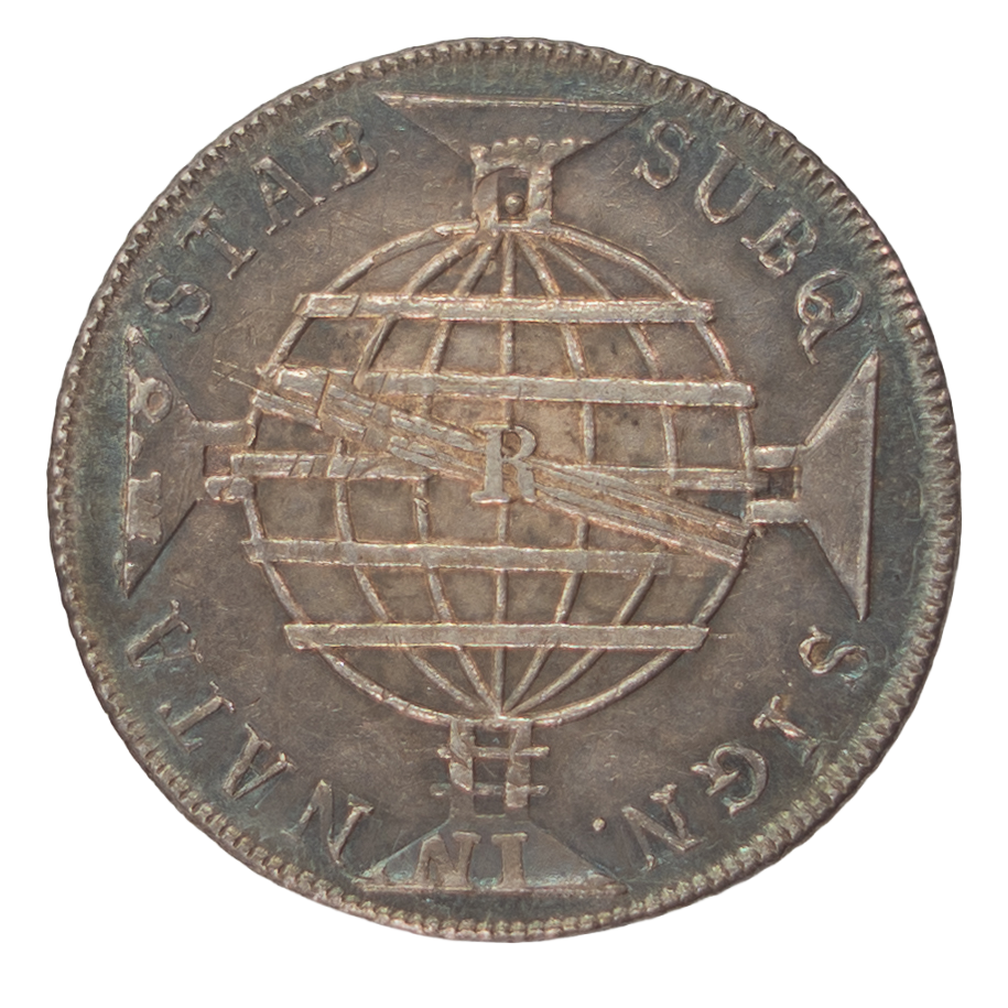 Brasil D. João P. Regente 960 Réis 1816 Rio de Janeiro (Recunho S/8 Reales) Prata
