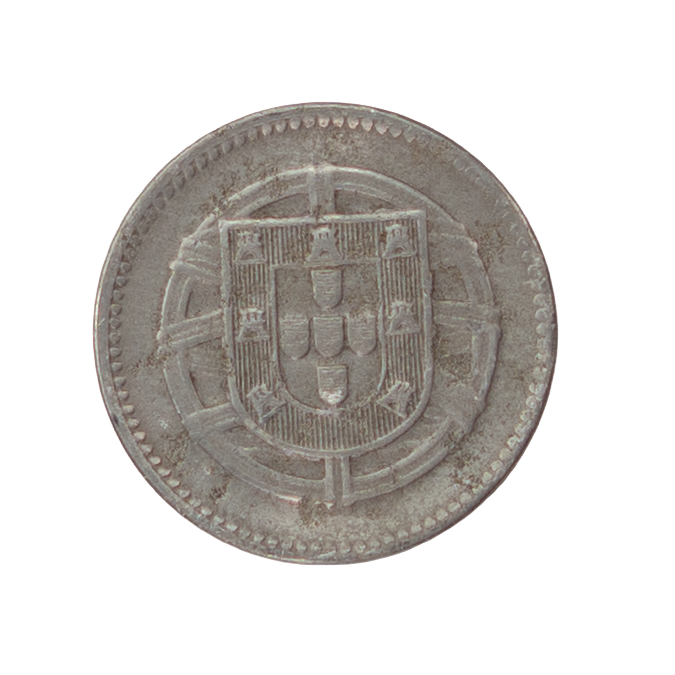 Portugal 2 Centavos 1918 Ferro