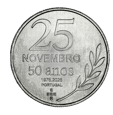  2,50€ Liberdade e Democracia (Cupro-Níquel) 2026