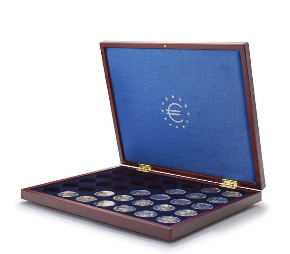 Estojo Voterra Uno para 35  Moedas de 2€ em Cápsula