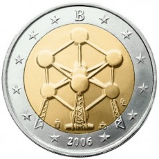 Bélgica 2€ Átomo 2006