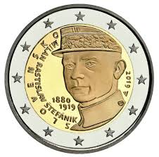 Eslováquia 2€ Milan Stefanik 2019