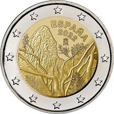 Espanha 2€ Parque Nacional de Garajonay 2022