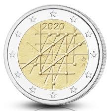 Finlândia 2€ 100 anos da Univ Tarku 2020