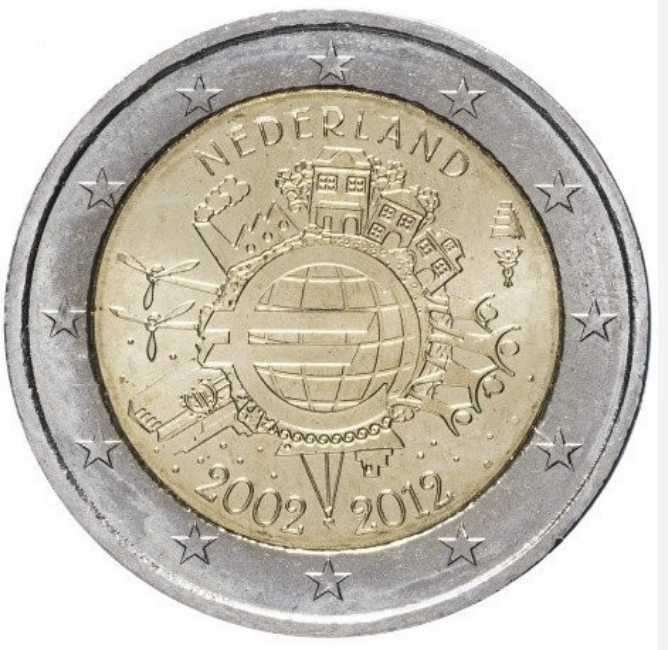 Halnada 2€ 10 Anos do Euro 2012