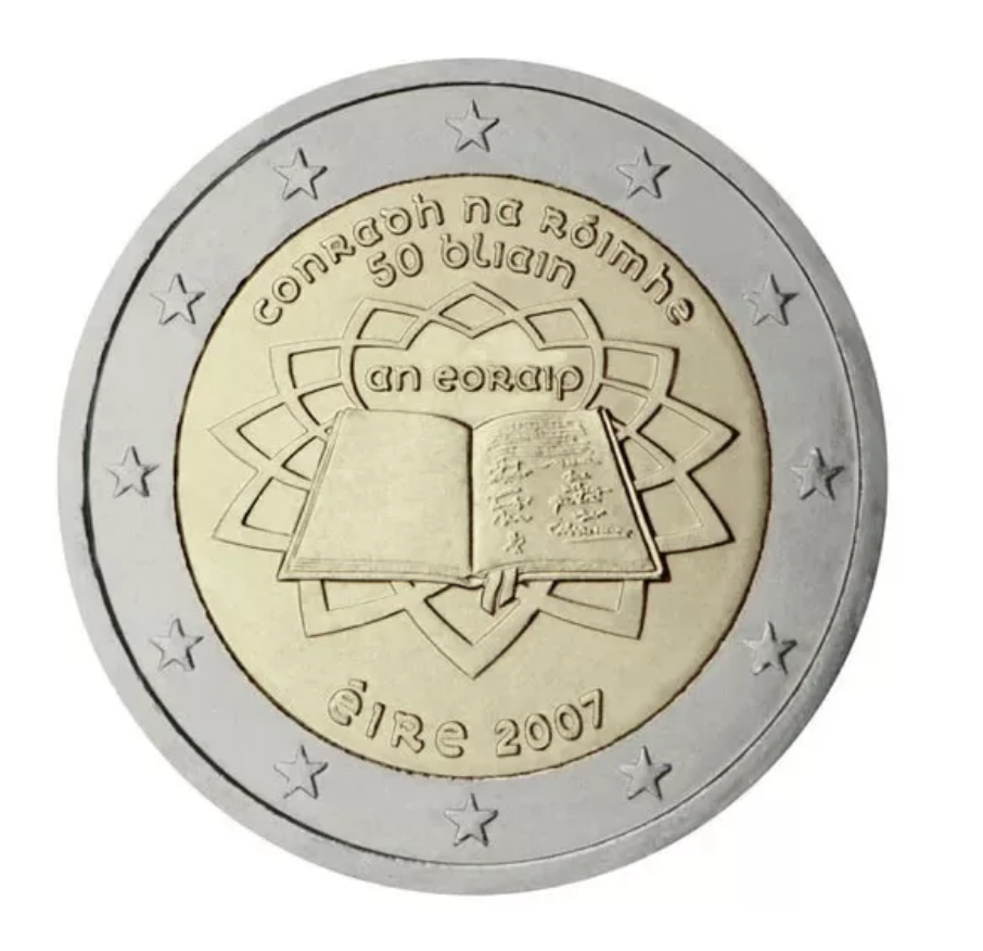 Irlanda 2€ Tratado de Roma 2007