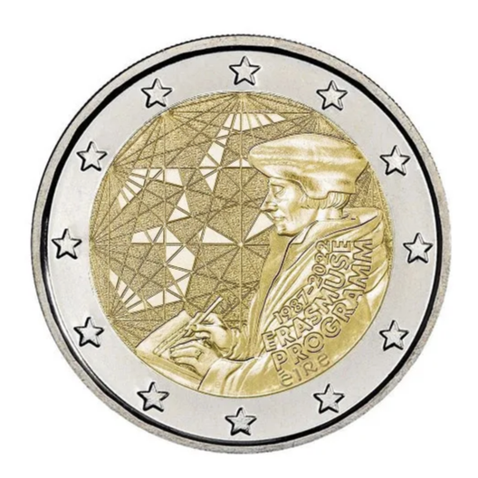 Irlanda 2€ 35 Anos do programa Erasmus 2022