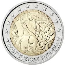Itália 2€ Constituição Europeia 2005