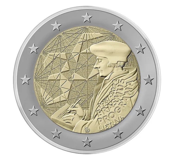 Lituânia 2€ 35 Anos do Programa Erasmus 2022