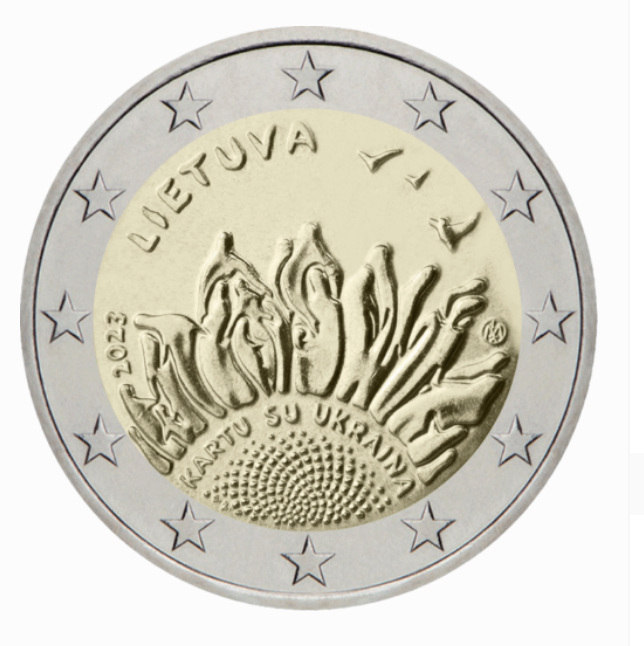 Lituânia 2€ Juntos pela Ucrânia 2023