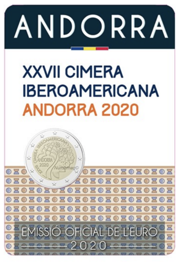 Andorra 2€ XXVII Cimeira Ibero-Americana 2020