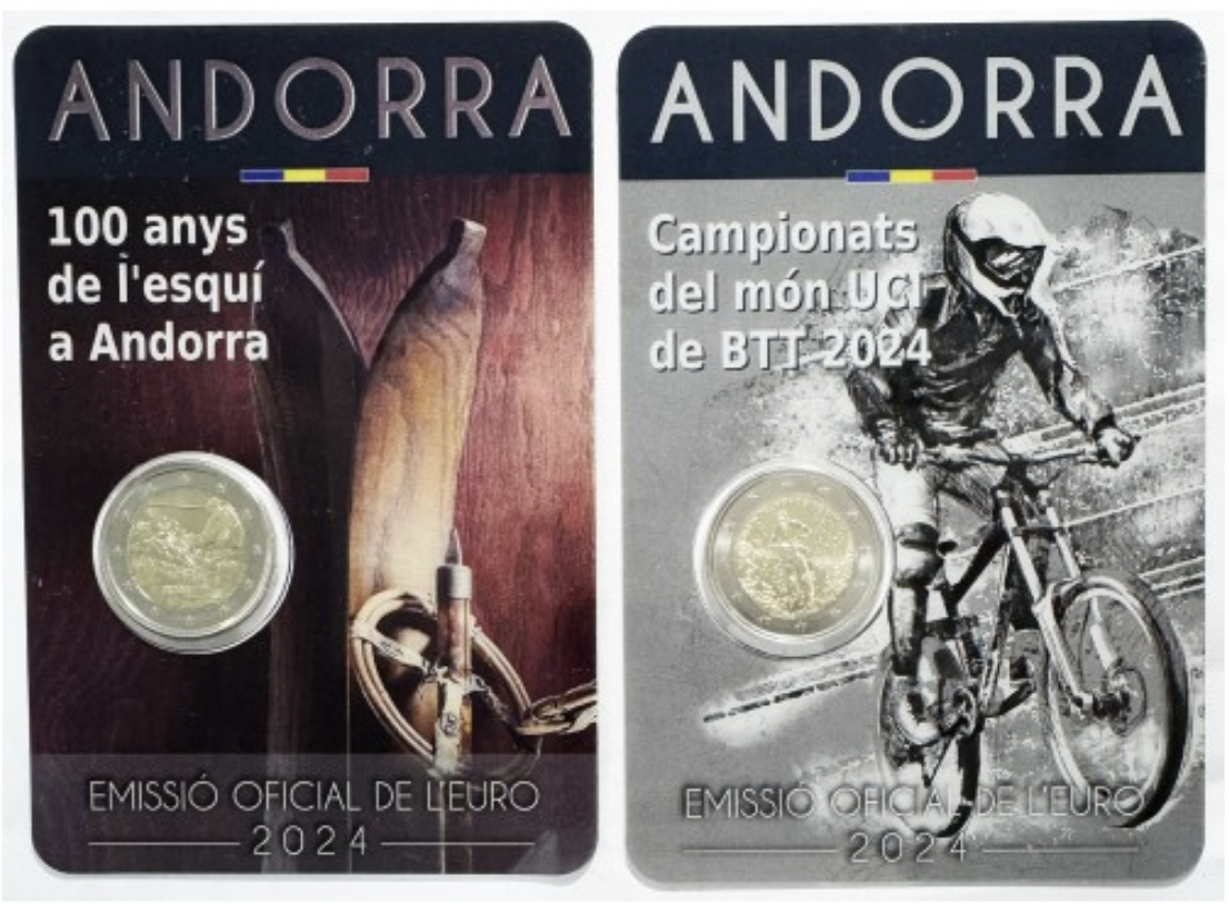 Andorra Comjunto 2x 2€ Sky e BTT 2024