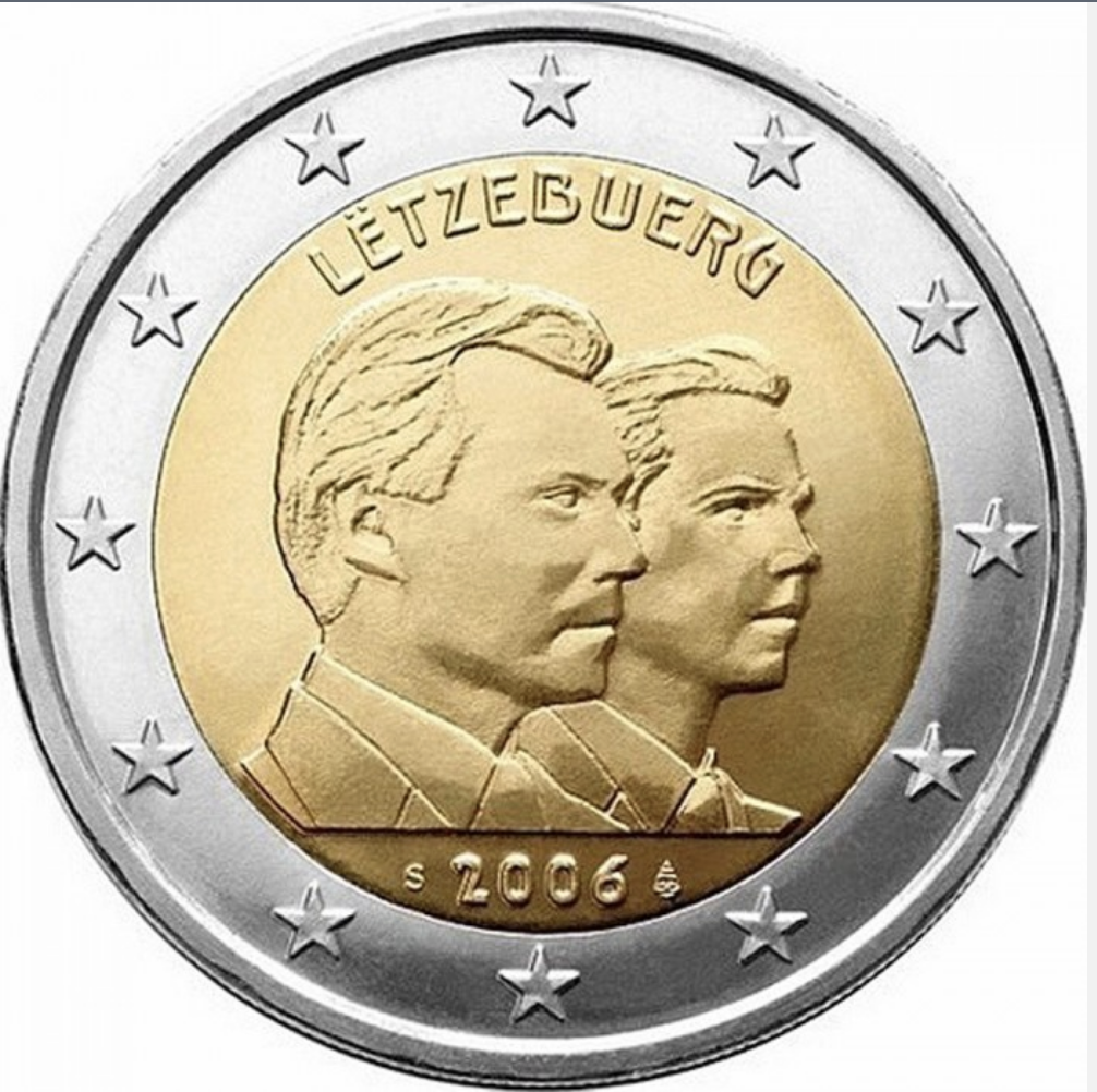 Luxemburgo 2€ Grão Duque Guilherme 2006