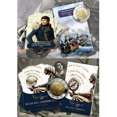 Malta 2€ Napoleão Bonaparte e Nicolaus Copernicus 2023 