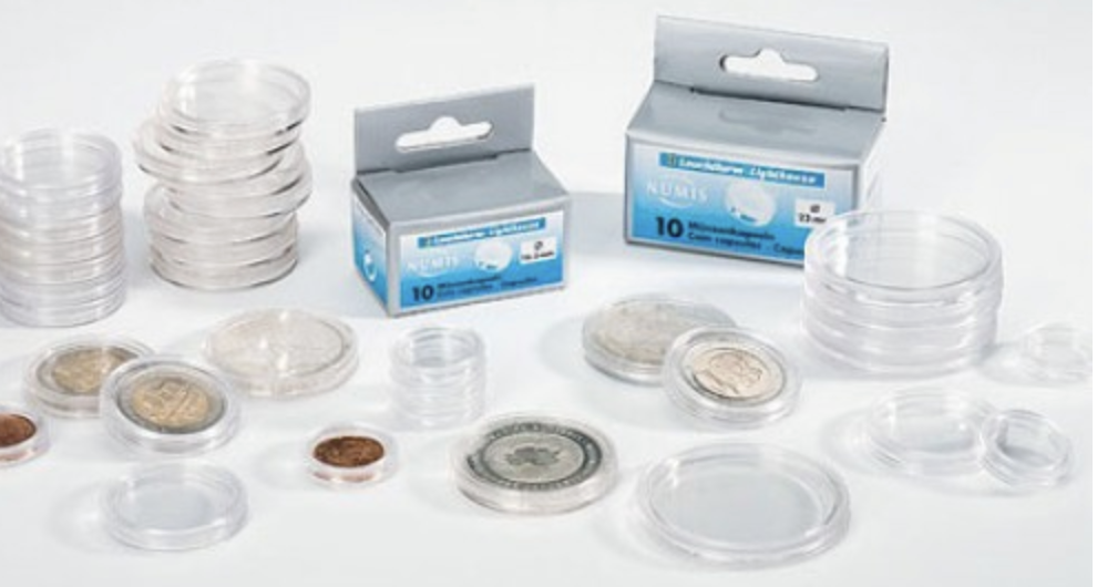 10 Cápsulas para moedas 14mm