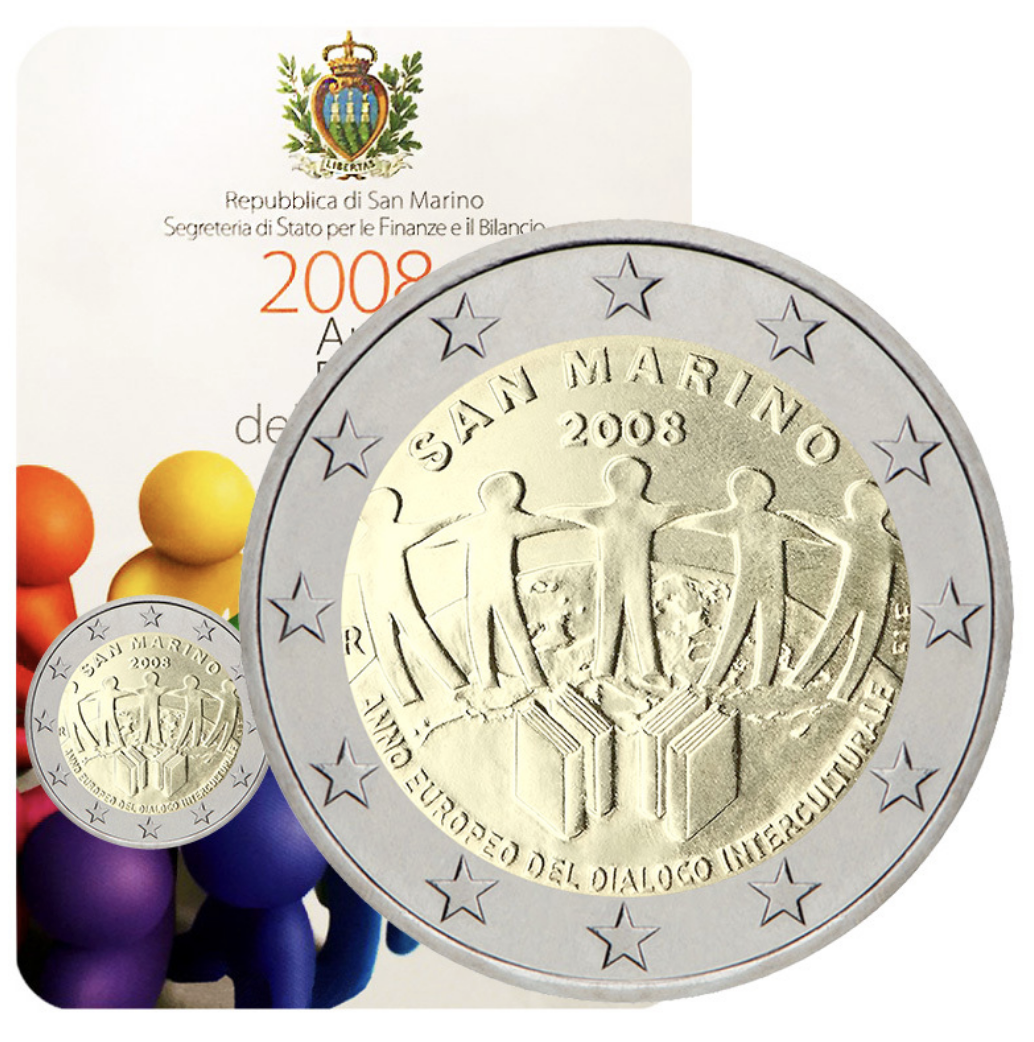 São Marino 2€ Diálogo 2008