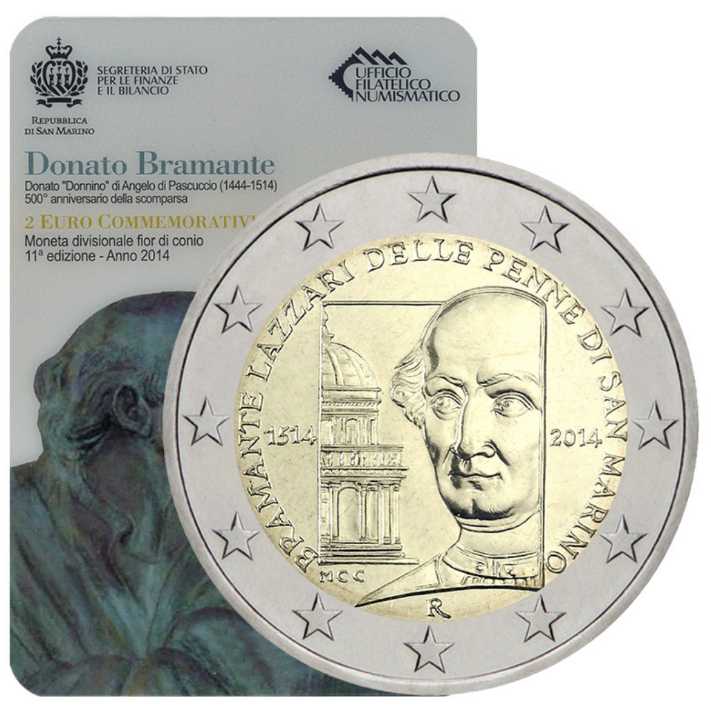 São Marino 2€ Bramante 2014
