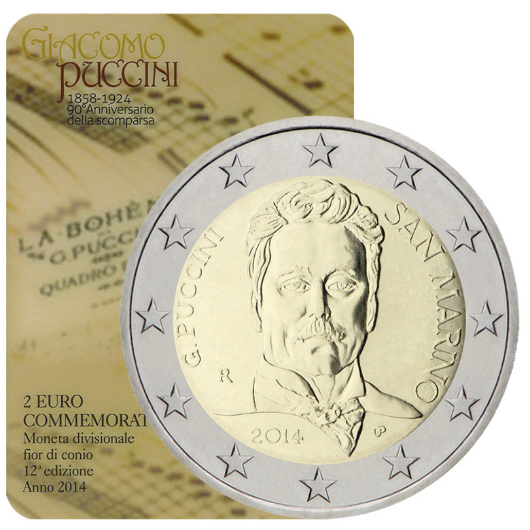 São Marino 2€ Puccini 2014