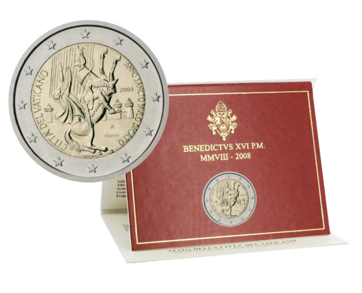 Vaticano 2€ Ano de São Paulo 2008