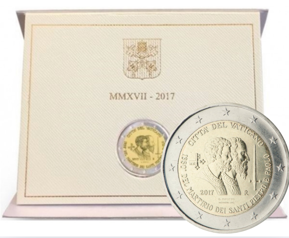 Vaticano 2€ São Pedro e São Paulo 2017