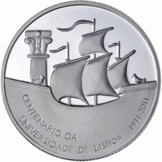 Portugal 2,50€ 100º Aniv Universidade Lisboa 2011