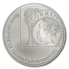 Portugal 5€ 150º Aniv do 1º Selo Postal 2003